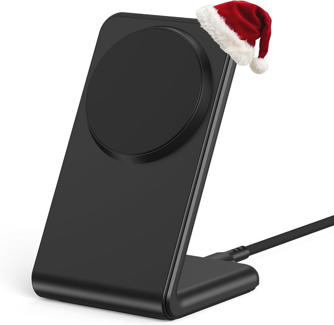 Mag.Safe Charger - iPhone Charger Stand, Fast Magnetic Wireless Charger for iPhone 17/16/15/14/13/12 Series - Black