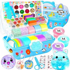 Nano Tape Bubble Kit for Kids, 4 Sticky Ball Tapes and 6 Nano Tapes, Squishy Maker Making Kit, Birthday Arts and Crafts Gifts for Teens Boys Girls, Kids Toys for Girls 4-6 6-8 7-8 8-10 10-12