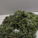 6FT Real Touch Cedar Garland - Artificial Christmas Garland Fake Green Faux Thick and Lush Pine Needles Garlands for Table Fireplace Mantle Holiday Home Indoor Outdoor Decor