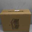 Mavivegue 5 Pack Stackable Closet Storage, Plastic Drawer Basket,Closet Organizers Storage Box for Cupboard,Bedroom, Kitchen, Bathroom, Office White