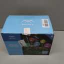 SOLPEX Solar Garden Lights Outdoor, 3 Pack Multi-Color Changing&White 2 Modes Solar Powered Glass Ball Garden Lights Waterproof for Patio Decoration