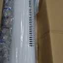 Uthfy Oscillating Bladeless Tower Fan with Remote, Quiet Cooling Portable, Electric Standing Floor Fan with 3 Wind Speeds 3 Modes for Bedroom,Indoor,Office and Home Use, 30", White