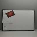 VIZ-PRO Cork Notice Board, 36 X 24 Inches, Cork Bulletin Board with Black Aluminium Frame