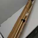 Heavy Duty Curtain Rods, 1 1/8 Inch Diameter Single Curtain Rod 72-144Inch(6-12ft) Extendable Length with End Caps Adjustable Modern Brackets-Warm Gold