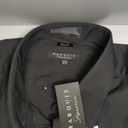 Marquis Men's Basic Slim Fit Dress Shirt, 17.5" Neck 36"-37" Sleeve, Black
