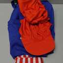 fun shack Adult Womens Red Plumber Costume, Gaming Costume, 80's Halloween Costume (Large)