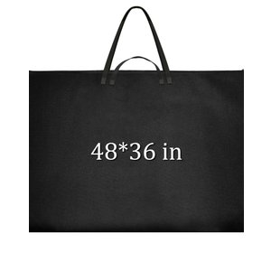 48 x 36 Inch Waterproof Art Portfolio Bag, Large Art Supply Tote with Nylon Shoulder Strap, Poster Board Storage, and Sketch Bag for Artwork