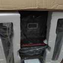 JYX Karaoke Machine with 2 Wireless Mics, 10" Woofer 500W Peak Power Big Portable Bluetooth Speaker with Bass/Treble Adjustment, PA System with Remote Control, LED Lights, Rolling Wheels and Trolley