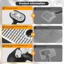 Cat Steam Brush for Grooming and Shedding for Long and Short Hair Pets Deshedding and Hair Removal tool for Dogs & Cats Self Cleaning 4 in 1 Massaging Pet Spray Spritz Defur Comb