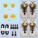 2 x 2 pairs children's Cute Elastic Shoe Laces -Elastic No Tie Shoelaces for Kids, Adults