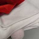 VADOO 2 PCS Christmas Chair Covers, Santa Claus Hat Slipcover Xmas Chair Back Cover for Christmas Holiday Dinning Room Decoration (2pcs+2pcs Silverware Holder)