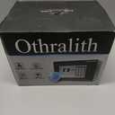 Mini Lock Box, 0.23 CuFt Security Small Money Safe Box for Home College, Small Kids Personal Cabinet Safe with Keypads, Hidden Wall Safe for Money Cash Jewelry Gun Office Dorm Room