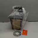 Outdoor Wall Light, Exterior Waterproof Wall Sconce in Black, Anti-Rust Outdoor Light Fixture with Water Glass, Modern Outdoor Wall Lantern for House Balcony Entryway Garage (10.6 inch, A402-2)