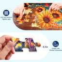 6 Pack 16 Large Piece Puzzles for Seniors Puzzles Dementia Alzheimer's Products and Activities Alzheimer's Puzzle Elderly Adults Cognitive Game Gift for Patients in Nursing Home with 6 Storage Bags