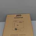 JRD Humidifiers for Bedroom, Ultrasonic Humidifier 4L for Large Room, Cool Mist Top-Fill, 40H Run, 12H Timer, 360 Nozzle, Aroma Diffuser, 7-Color Night Light for Home, Office, Baby, Pets, Plants (Black)