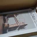 16x24 Poster Frame 3 Pack - White, Textured Solid Wood Picture Frame, Wall Gallery Photo Frame