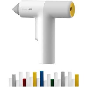 HOTO Cordless Hot Glue Gun with 40 Sticks, 30s Fast Preheating, 3000mAh, One-Hand Auto Dispensing, Dual Safe - Anti-Scald & Anti-Drip,Wireless/Wired Dual Use, Ideal for DIY/Kids Crafts & Home Repairs