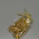 Soulchen 8 Pcs Christmas Bethlehem Star Ornament 3.15 x 1.97 Inch Metal Glitter Star of Bethlehem Ornaments with Glitter Christmas Tree Topper Nativity Hanging Decor for Xmas Tree Party Decor(Gold)