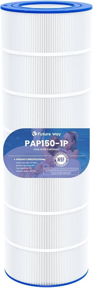 CC150 Pool Filter Cartridge, Compatible With Pentair Clean & Clear 150 in Model 160317 & EC-160317, 160355 & EC-160355, 160352, Replacement for Pentair R173216, Pleatco PAP150, 1 Pack