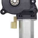 2 pins Front Left Driver Side Power Window Motor Compatible with Dodge Ram 1500/Ram 2500/Ram 3500/Ram 4500/Ram 5500 Replace for 55275599AA 55275599AB 55275599AC 42-473 82-473 742-440