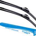 VTOGOI OEM Quality 13''+13'' Windshield Wiper Blades,Premium All-Seasons J-Hook Replacement Wiper Blades (2 Pack)