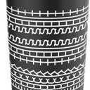 20 Oz Stainless Steel Hidden Message Tumblers，Personalized Tumbler Gifts For Coworker (Black)