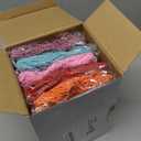 Shappy 12 Pack Reusable Mesh Grocery Bags Large Crochet Market Bag Cotton Kitchen Tote for Fruit Vegetable Storage (Bright Colors)