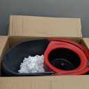 O-Cedar EasyWring Microfiber Spin Mop, Bucket Floor Cleaning System, Red, Gray, Standard