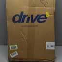 Drive Medical 13003 Non Tilt Top Overbed Table with Wheels, Chrome