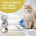 Cat Toilet Trainer Kit | Cat Potty Training Kit | Toilet Training for Cats & Cat Box