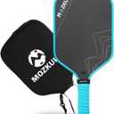 Pickleball Paddle, T700SC Friction Carbon Fiber Surface, Professional Pickle Ball Paddle Providing Strong Power & Spin for Athletes, Includes Paddle Cover (Blue)