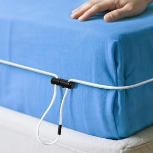 Adjustable Sheet Holders, Upgraded High-Elasticity Fasteners with Slider Keep Sheets Firm & Tight on All Mattresses, Tangle-Free Bed Sheet Straps Easy Install Bedroom Accessories - King Size