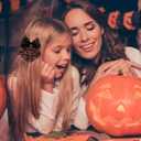 6 x Halloween Bat Bow Hair Clips Black Bat Hair Bows Hair Barrettes Bats Mesh Tulle Hair Pins Halloween Hair Accessories for Women Girls