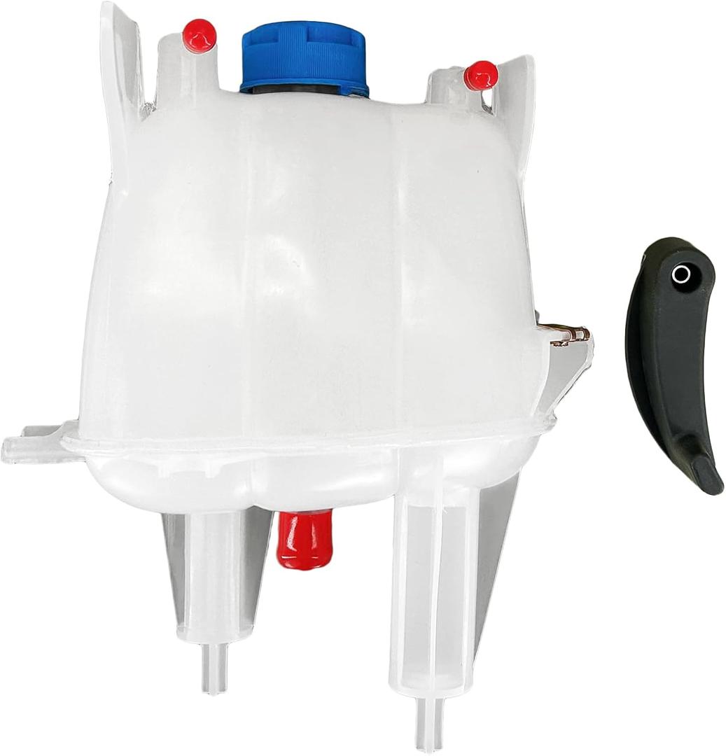 603-832 Coolant Reservoir for Ram ProMaster 1500 2500 3500 2014-2021 Pressurized Coolant Recovery Tank Replace 52014880AA 68097622AA & Cargo Door Release Handle Kit