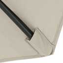 MASTERCANOPY Patio Umbrella 7.5 ft Replacement Canopy for 6 Ribs-Creamy White Canopy Only