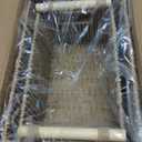 Woven Decorative Baskets Bohemian Style Set of 2 Picnic Basket with Wood Handles Rectangle Storage Baskets for Shelves Towel Bathroom