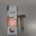 MERKUR 37C Double Edge Safety Razor | Slant Bar Design - Standard Handle | Made in Germany | Plastic-Free | Two Piece Design (1 Count (Pack of 1))