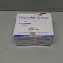 100 Pack 1ml Syringes with Needle - 27G 1/2 inch Disposable 1cc Luer Lock Syringe for Scientific Lab Use, Sterile Individually Wrapped