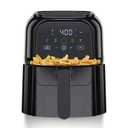 6 Qt. Black Air Fryer with Digital Touch Control