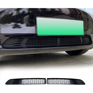 FASTCHE Front Grill Mesh Grille Grid Inserts compatible with Tesla Model 3 Air Inlet Vent Grille Cover Replacement for Tesla Model 3 Accessories 2017 2018 2019 2020 2021 2022 2023