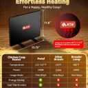 PETNF Chicken Coop Heater 140 Watts Radiant Heat Chicken Heater Energy Efficient Design Safer Than Brooder Lamps Heater for Chicken Coop, Heating Wire UL-Compliant Two Ways to Use, 11.81''x15.74''