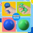 5PACK Stress Balls for Adults Size 2.36 inches, Squishy Balls for Adults Stress Relief, Squishies Ball Sticky Balls, Squeeze Balls Colorful Balls