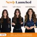 6PCS Clip in Hair Extensions Real Human Hair Short Clip in Extensions for Women Short Straight Hairpieces to Add Volume and Highlights 14 Inch Natural Black