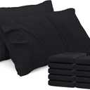 Utopia Bedding Queen Pillow Cases - 12 Pack - Envelope Closure - Soft Brushed Microfiber Fabric - Shrinkage and Fade Resistant Pillow Covers Queen Size 20 X 30 Inches (Queen, Black)