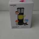 CHEFMAN Single Serve Coffee Maker, K Cup Coffee Machine: Compatible with K-Cup Pods and Ground Coffee, Brew 6 to 12oz Cup Drip Coffee Maker, 40oz Water Reservoir, Cup Lift, Filter Included