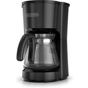 BLACK+DECKER CM0700BZ 4-in-1 5-Cup Coffee Station Coffeemaker, Black