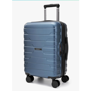 BAGSMART Carry On Luggage 22x14x9 Airline Approved with TSA Lock,20 Inch Lightweight Luggage with Spinner Wheels,100% PC Hard Shell Carry On Suitcases for Men Women,Royal Blue