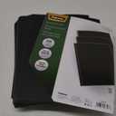 Fellowes Binding Linen Presentation Covers, Letter, Black, 200 Pack (5217001), Black Linen