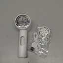 Fabric Shaver, Lint Remover Rechargeable, Electric Portable Sweater Defuzzer with 3 Speeds, 6 Leaf Blades, Digital LED Display to Remove Pilling for Clothes, Furniture, Sweater, Couch, Blanket (White)