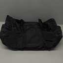 Urbanstand Tote Bag for Women - Lightweight Puffer Tote Work Bags with Compartments, Quilted Shoulder Bag for Nurse, Office, Travel, Gym, Black